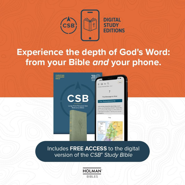 CSB Verse-by-Verse Reference Bible, Digital Study Edition Cream LeatherTouch - Case of 12