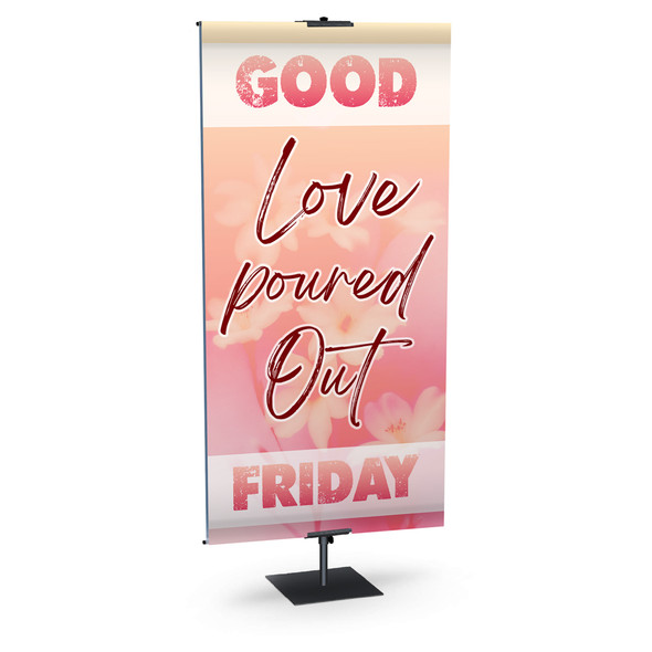 Church Banners - He Is Risen Pastel - Good Friday