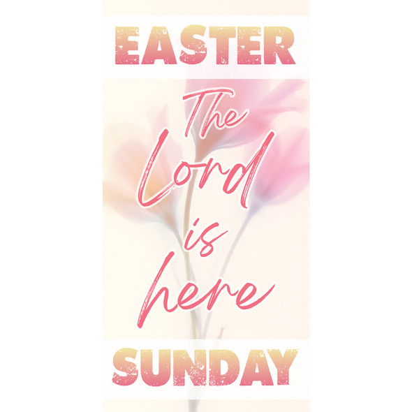 Church Banners - He Is Risen Pastel - Easter Sunday