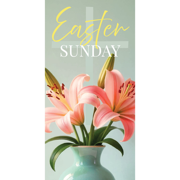 Church Banners - Lily Flowers - Easter Sunday