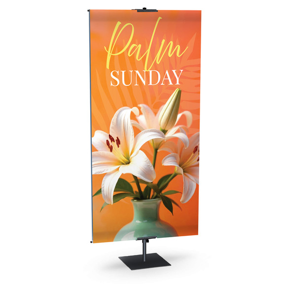 Church Banners - Lily Flowers - Palm Sunday