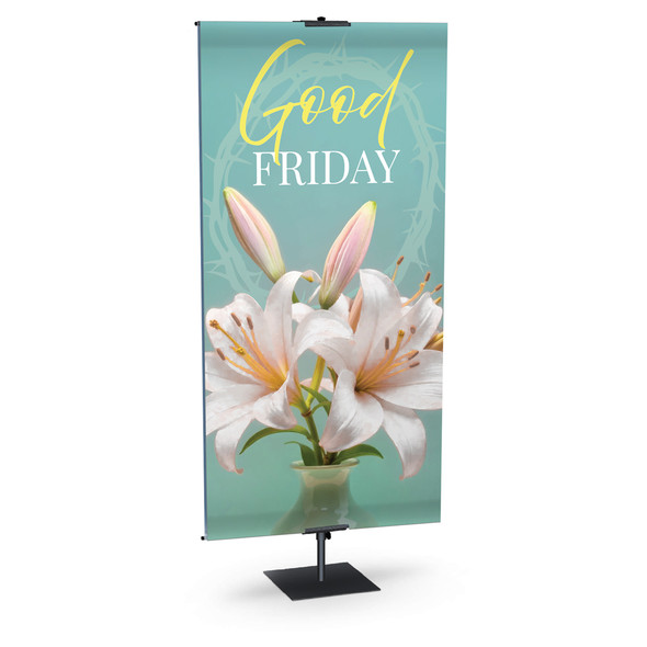 Church Banners - Lily Flowers - Good Friday