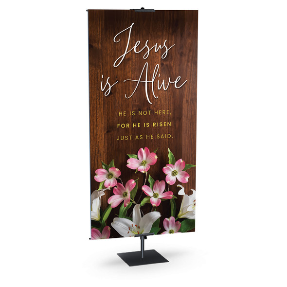 Church Banners - Bright and Alive - Jesus Is Alive