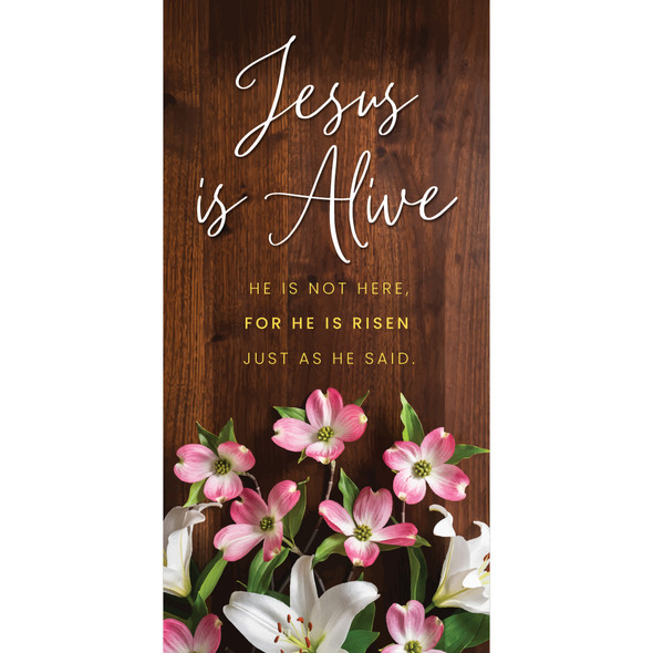 Church Banners - Bright and Alive - Jesus Is Alive
