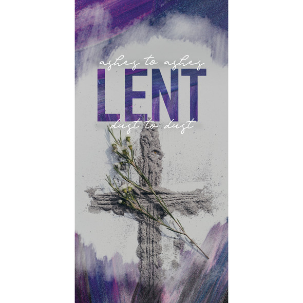 Church Banners - Rugged Brush Lent - Lent