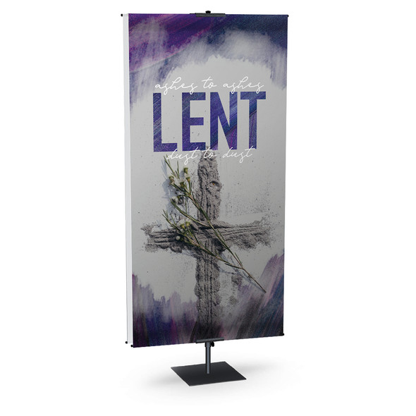 Church Banners - Rugged Brush Lent - Lent
