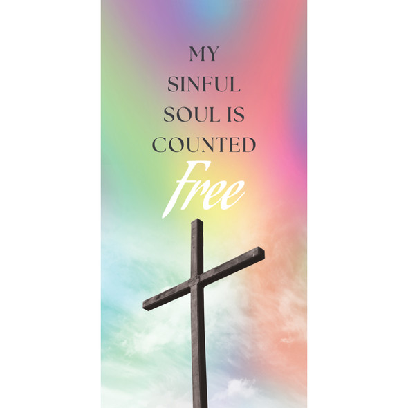 Church Banners - Lily Grey Easter - My Sinful Soul
