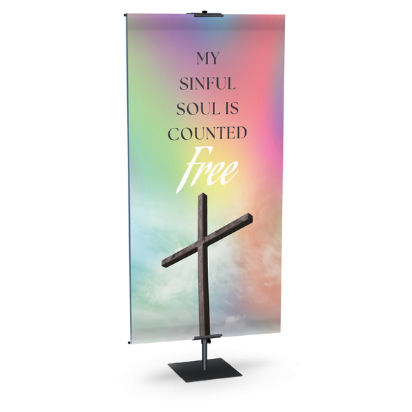 Church Banners - Lily Grey Easter - My Sinful Soul