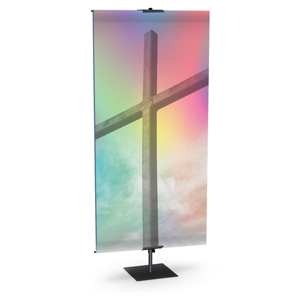 Church Banners - Lily Grey Easter - Cross