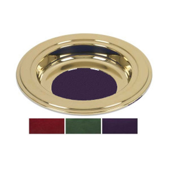 Brasstone Offering Plate - Purple