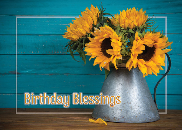 Boxed Cards - Birthday - Sunny Wishes - Pack of 12
