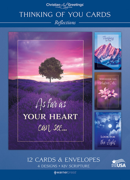 Boxed Cards - Thinking of You - Reflections - Pack of 12