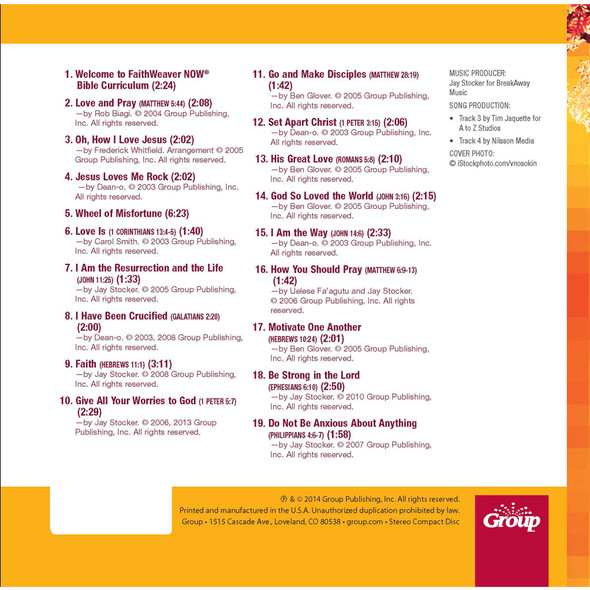 Spring 2026 FaithWeaver NOW Grades 1&2 CD