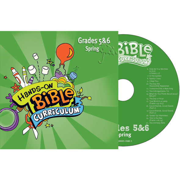 Spring 2026 Hands-On Bible Curriculum Grades 5 & 6 CD