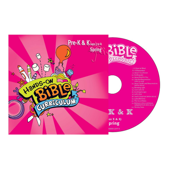 Spring 2026 Hands-On Bible Curriculum Pre-K & K CD