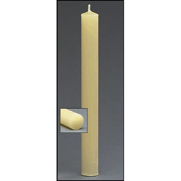 51% BEESWAX ALTAR CANDLE - 7/8 X 8" - 36/PK