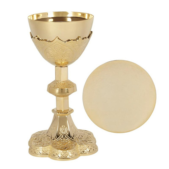 Two-Tone Chalice and Paten Set - Concordia Supply