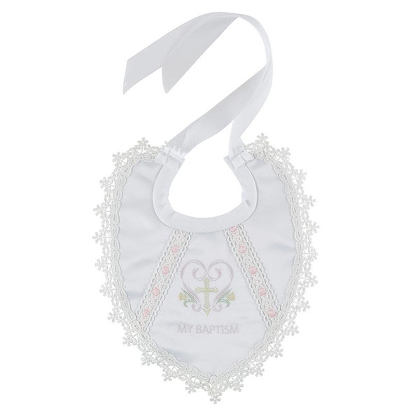Holy Cross Baptismal Bib (Pack of 4)