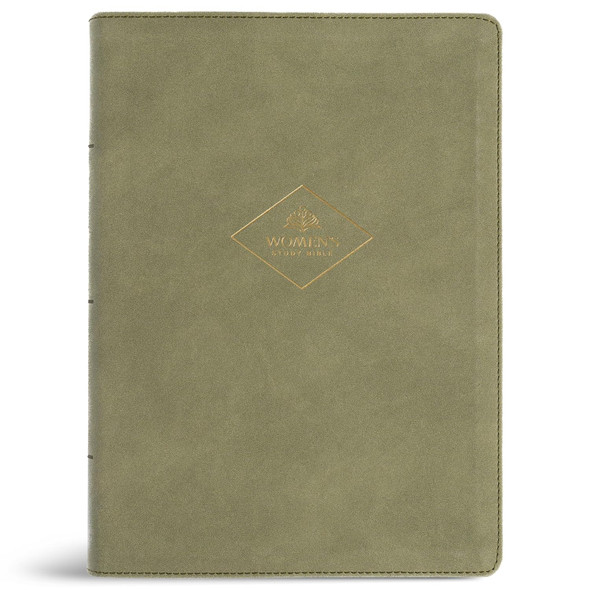 CSB Women's Study Bible, Sage SuedeSoft LeatherTouch - Case of 10