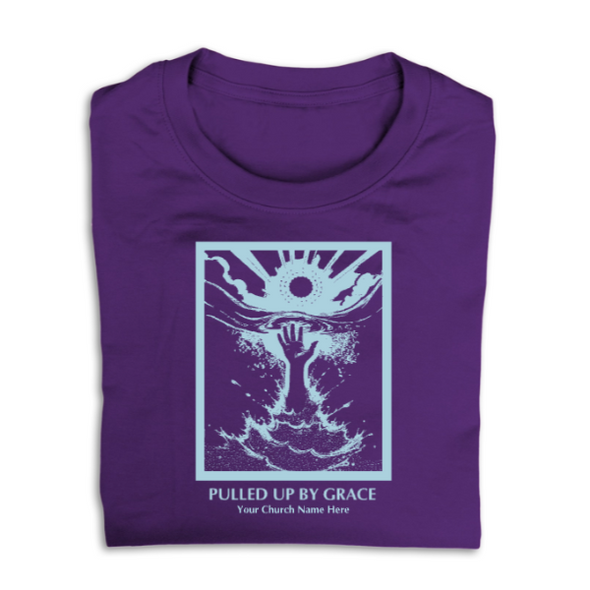 Easy Custom T-Shirt - One Color Design - Baptism - Reaching Out - TBPT101