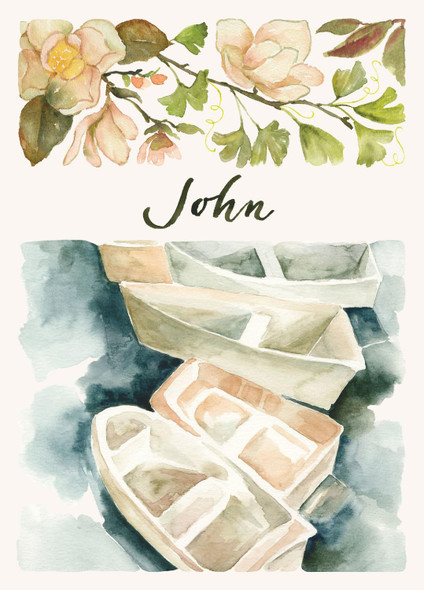 ESV Scripture Journal: John (Artwork by Ruth Chou Simons) (Paperback) - Case of 50