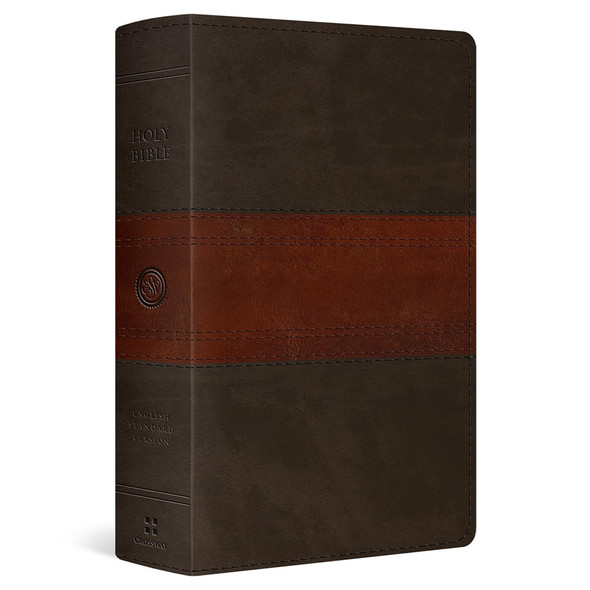 ESV Large Print Personal Size Bible, Red Letter (TruTone, Forest/Tan, Trail Design): Holy Bible, English Standard Version - Case of 10