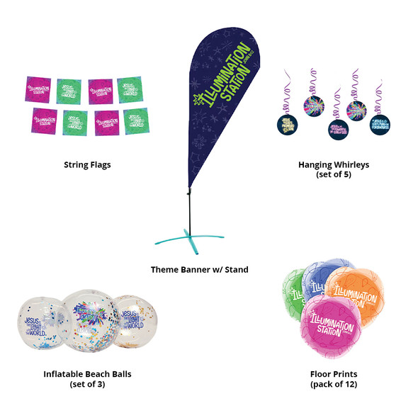 Too-Cool-to-Miss Decor BUNDLE - Illumination Station VBS 2026 by Lifeway