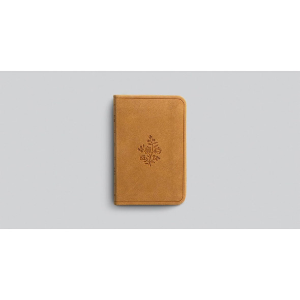 ESV Vest Pocket New Testament With Psalms And Proverbs - Nubuck Caramel, Wildflower Design Trutone - Bulk Case of 120