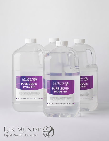 Lux Mundi Pure Liquid Paraffin - 1 Gallon Jug - Case of 4 (Cathedral Candle)