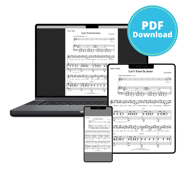 Sheet Music Download - PDF - Rainforest Falls VBS 2026 by Group