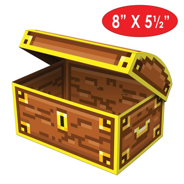 8-Bit Treasure Chest 8" x 5.5"- Kingdom Quest VBS