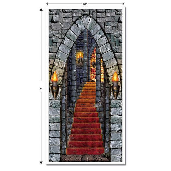 Castle Entrance Door Cover- 5' x 30" - Kingdom Quest VBS