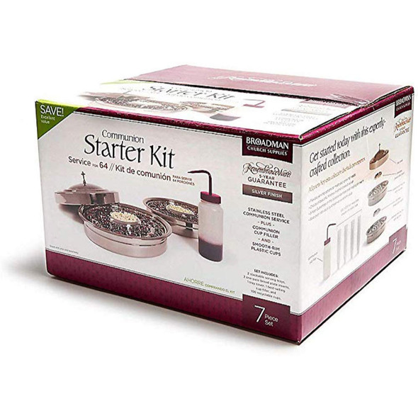 RemembranceWare Communion Starter Kit - Silver Set