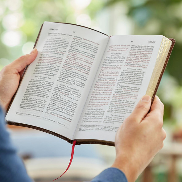 NKJV Personal Size New Testament (Tan Leathersoft, Red Letter, Comfort Print) - Case of 32