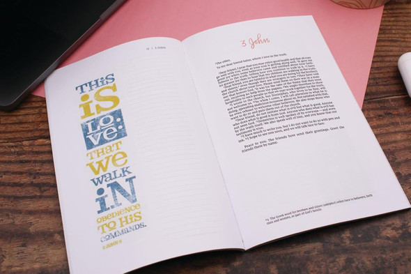 NIV Beautiful Word Bible Journal, 1-3 John, Paperback, Comfort Print - Case of 100
