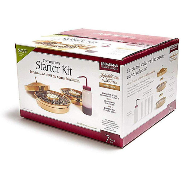 RemembranceWare Communion Starter Kit - Brass Set