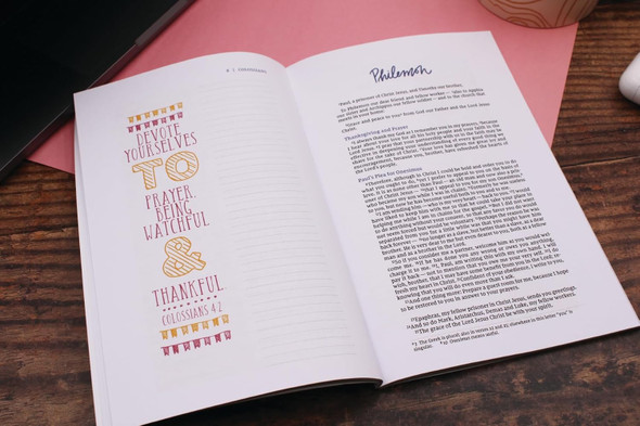 NIV Beautiful Word Bible Journal, Colossians & Philemon, Paperback, Comfort Print - Case of 100