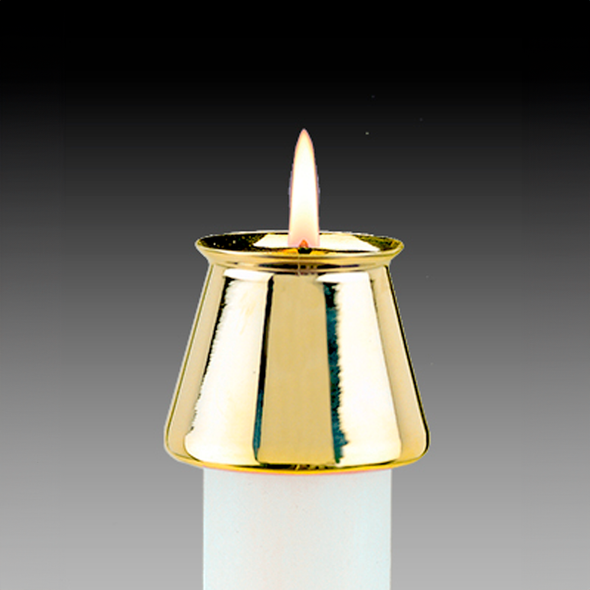 Brass Candle Follower 2.5"