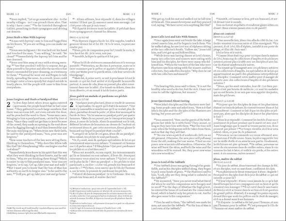 French Semeur / English NIV Bilingual Bible (Hardcover) - Case of 10
