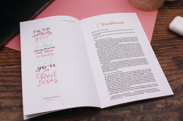 NIV Beautiful Word Bible Journal, 1-2 Thessalonians, Paperback, Comfort Print - Case of 100