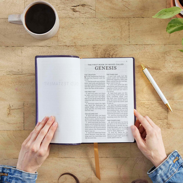 KJV Holy Bible (Personal Size Giant Print, Hardcover, Red Letter, Comfort Print) - Case of 10