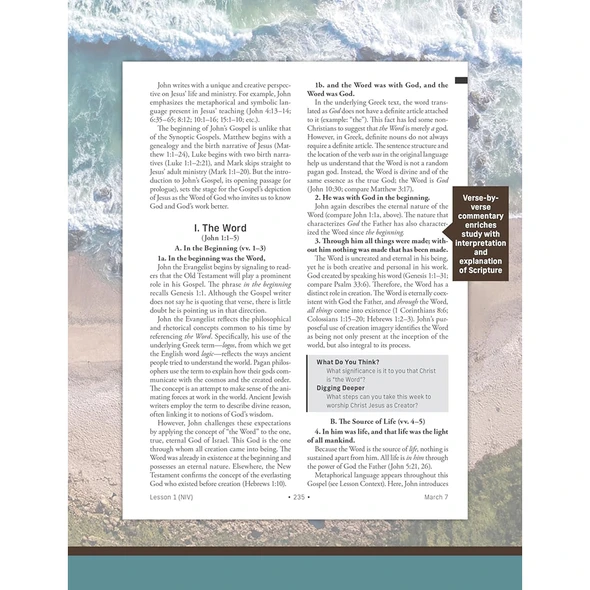 NIV Standard Lesson Commentary Deluxe Edition 2026-2027