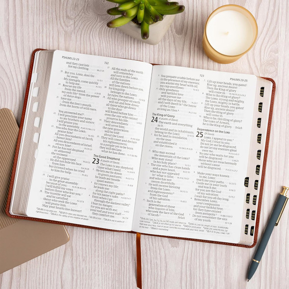 CSB Giant Print Reference Bible, Digital Study Edition (Burnt Sienna LeatherTouch, Indexed) - Case of 12