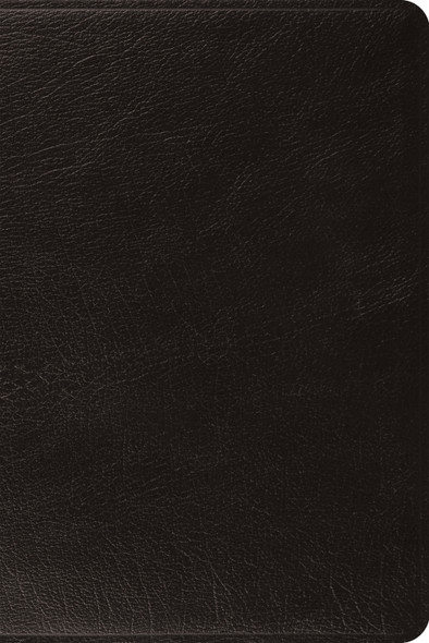 ESV Personal Size Reference Bible, Black Genuine Leather