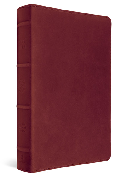 ESV Heirloom Bible, Gloria Dei: Single Column Edition - Carmine Red Cowhide