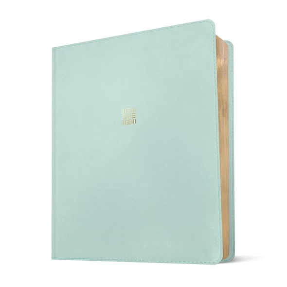NLT Every Woman's Bible, Journaling Edition, Filament Enabled (Leatherlike, Seafoam Blue)