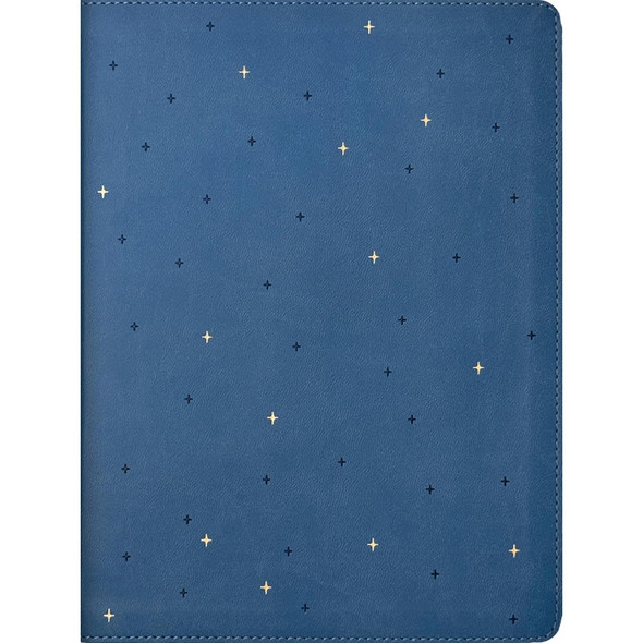 NLT Midnight Mom Devotional Bible (Leatherlike, Starlit Navy)