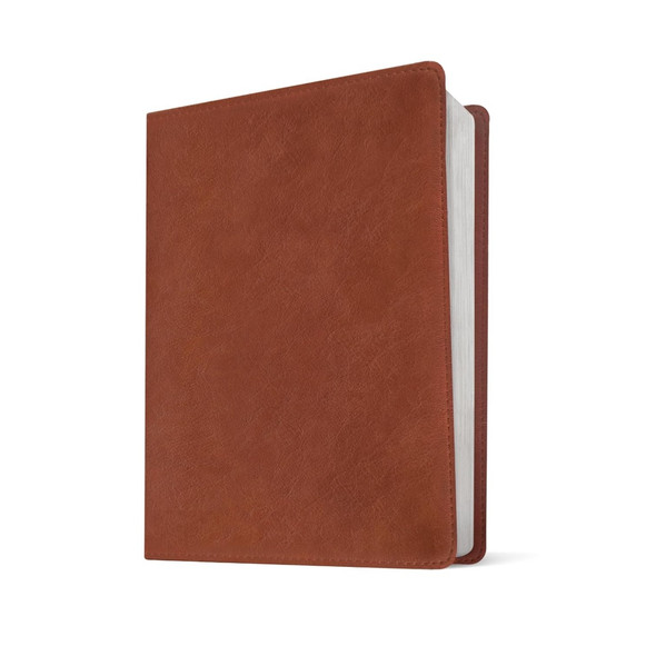 The Message Wide Margin Bible (Leather-Look, Medium Brown)
