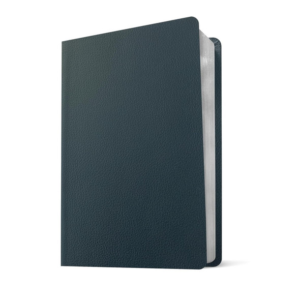 NLT Life Application Study Bible, Third Edition, Large Print (Genuine Leather, Navy Blue) - Case of 6