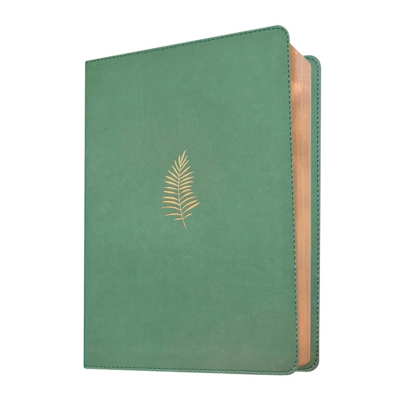 NLT Wide Margin Bible, Filament Enabled (Leatherlike, Sage Green) - Case of 12
